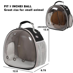 WEVONIGU petits animaux, sac-porteur transport compact, pratique pour les voyages.