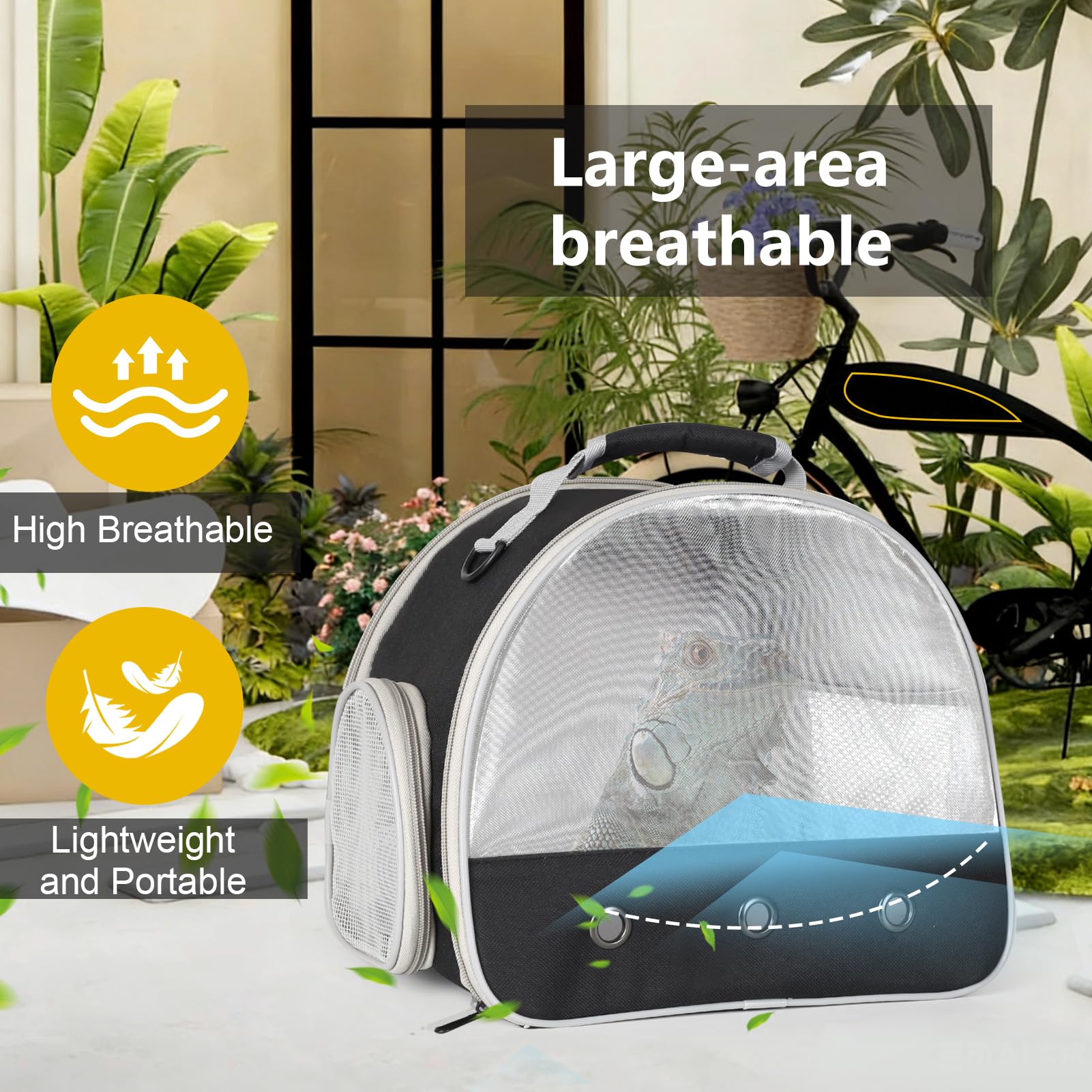 WEVONIGU sangle d'épaule avec clip, transport mains libres