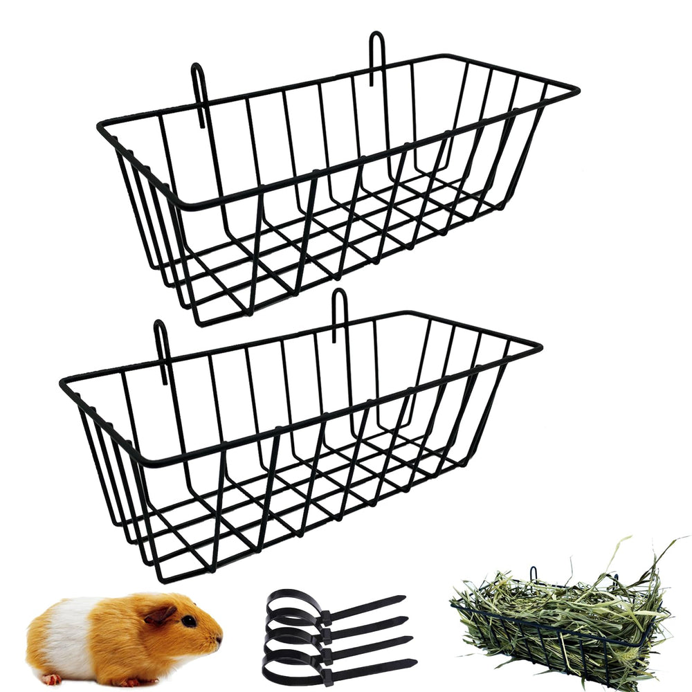 WEWAYKGJ râtelier-foin-lapin : alimentation propre et organisée dans la cage.