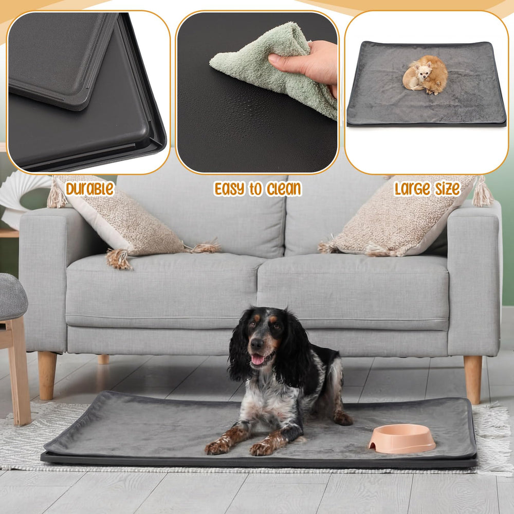 Weysat tapis-pipi chien absorbant facilitant le nettoyage et l’hygiène.
