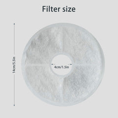 Filtre WEZEBEL pour fontaine Catit inox, compatibilité assurée.