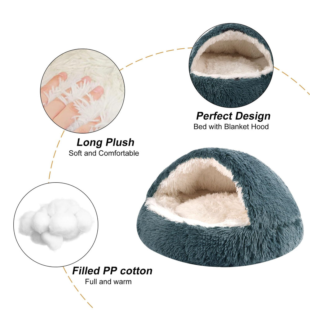 Lit chat WgoogW en peluche douce pour sieste relaxante