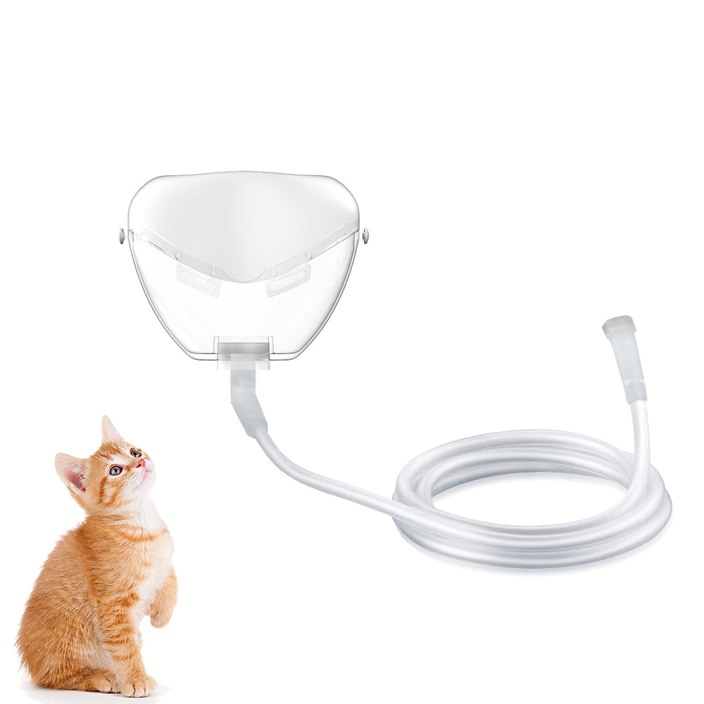 WhaleSing kit soin animaux polyvalent: masque, tube et connecteur pour divers environnements.