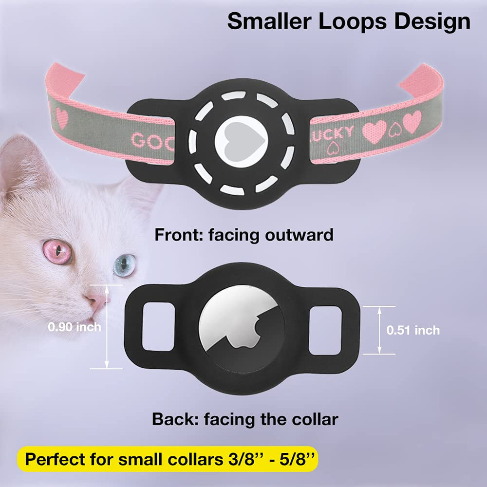 WHALEZON harnais chat – housse AirTag: protection efficace pendant les promenades.