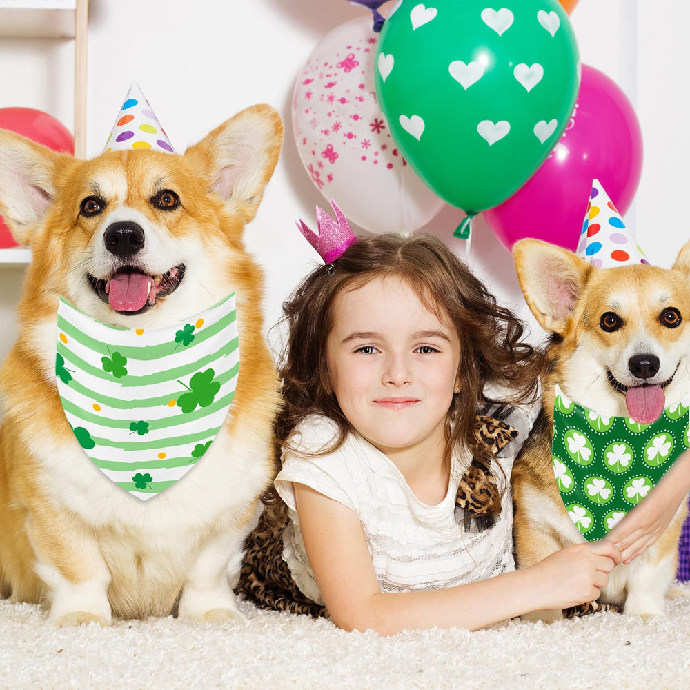 Whaline bandana chien Saint-Patrick collection polyvalente pour usage quotidien.