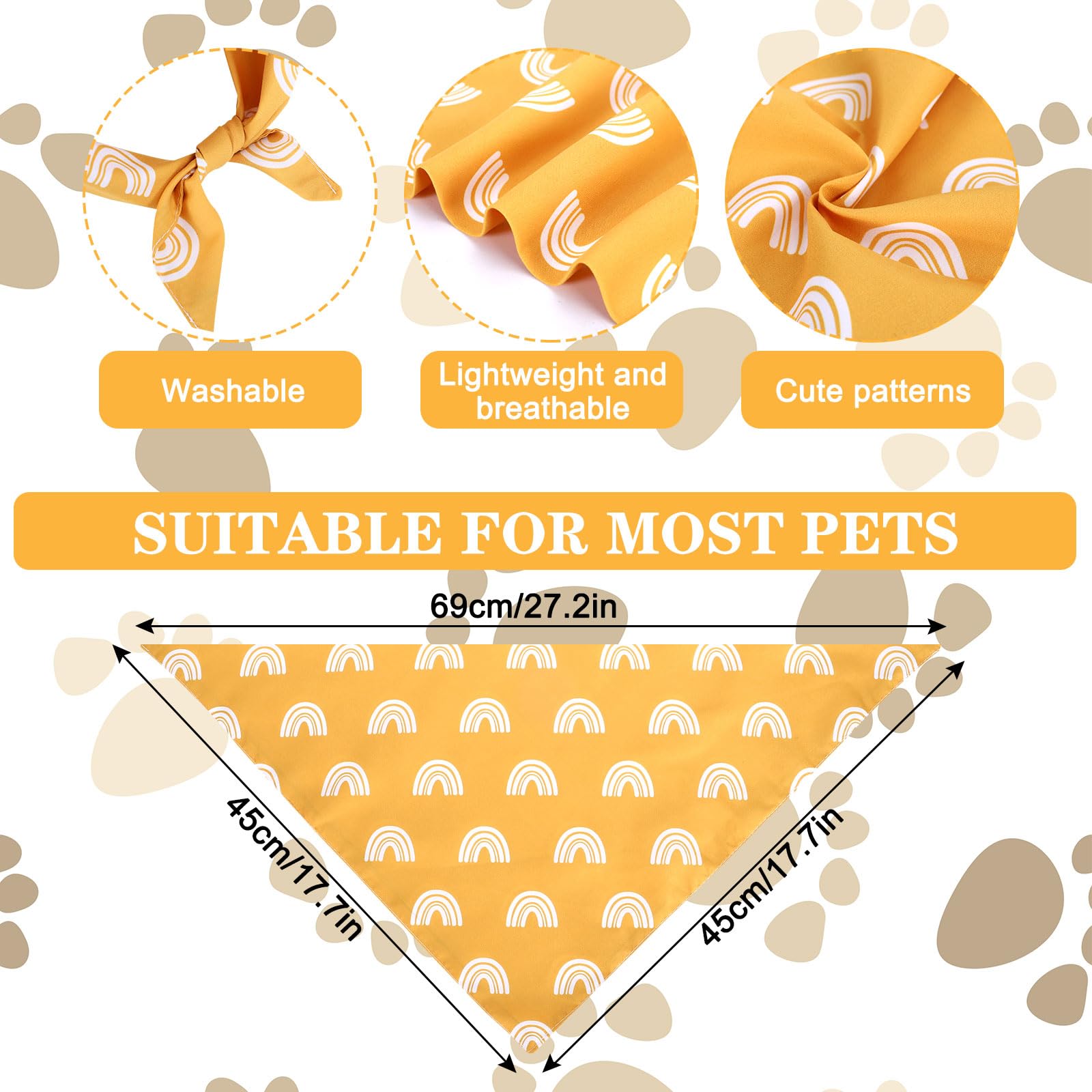 Bandana Whaline imprimé réversible double-face, pratique et durable pour les balades.