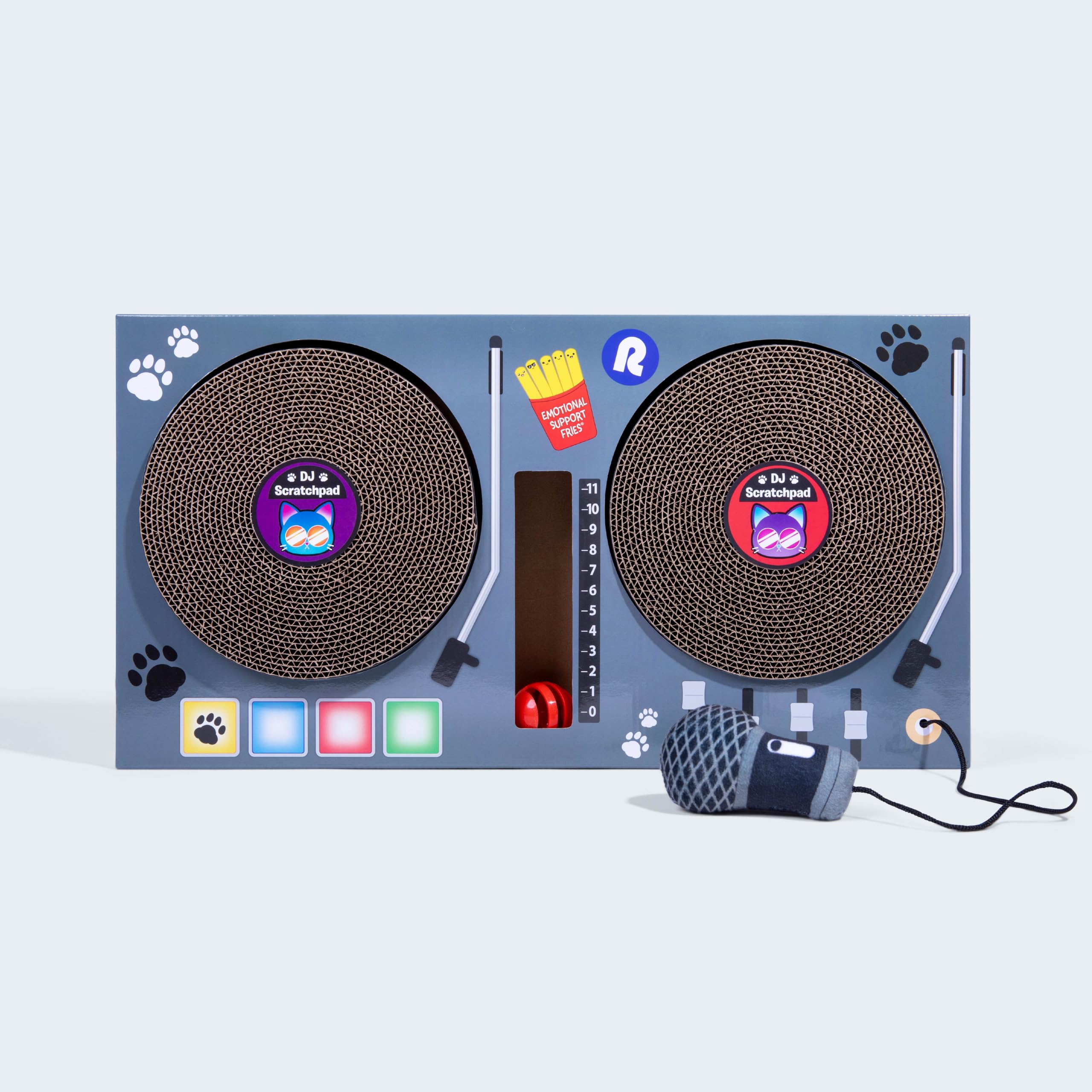DJ Scratchpad WHAT DO YOU MEME cadeau-chat: idéal pour offrir et découvrir ce jouet.