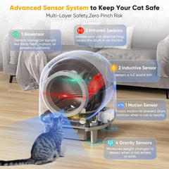 Whiffee litière connectée: suivi de la santé du chat via l'appli.