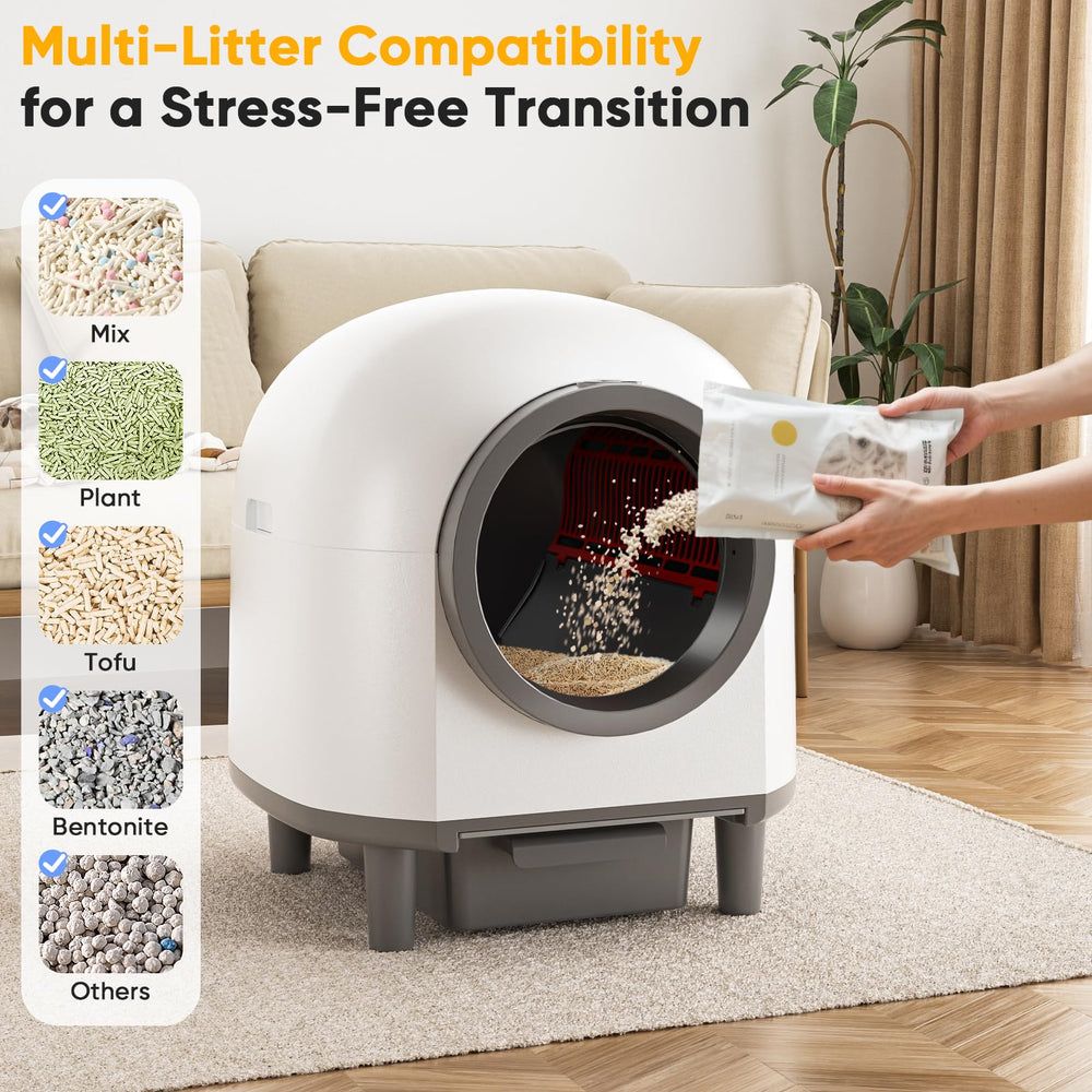 Whiffee litière tapis anti-odeur pour sol propre.