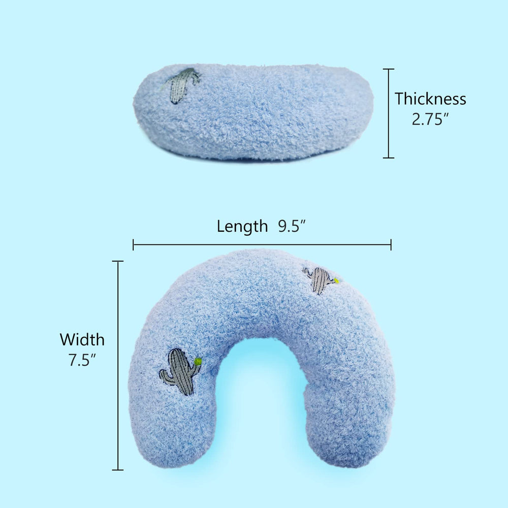 Whimsicalfox coussin-chat broderie cote gauche: charme visuel et douceur apaisante.
