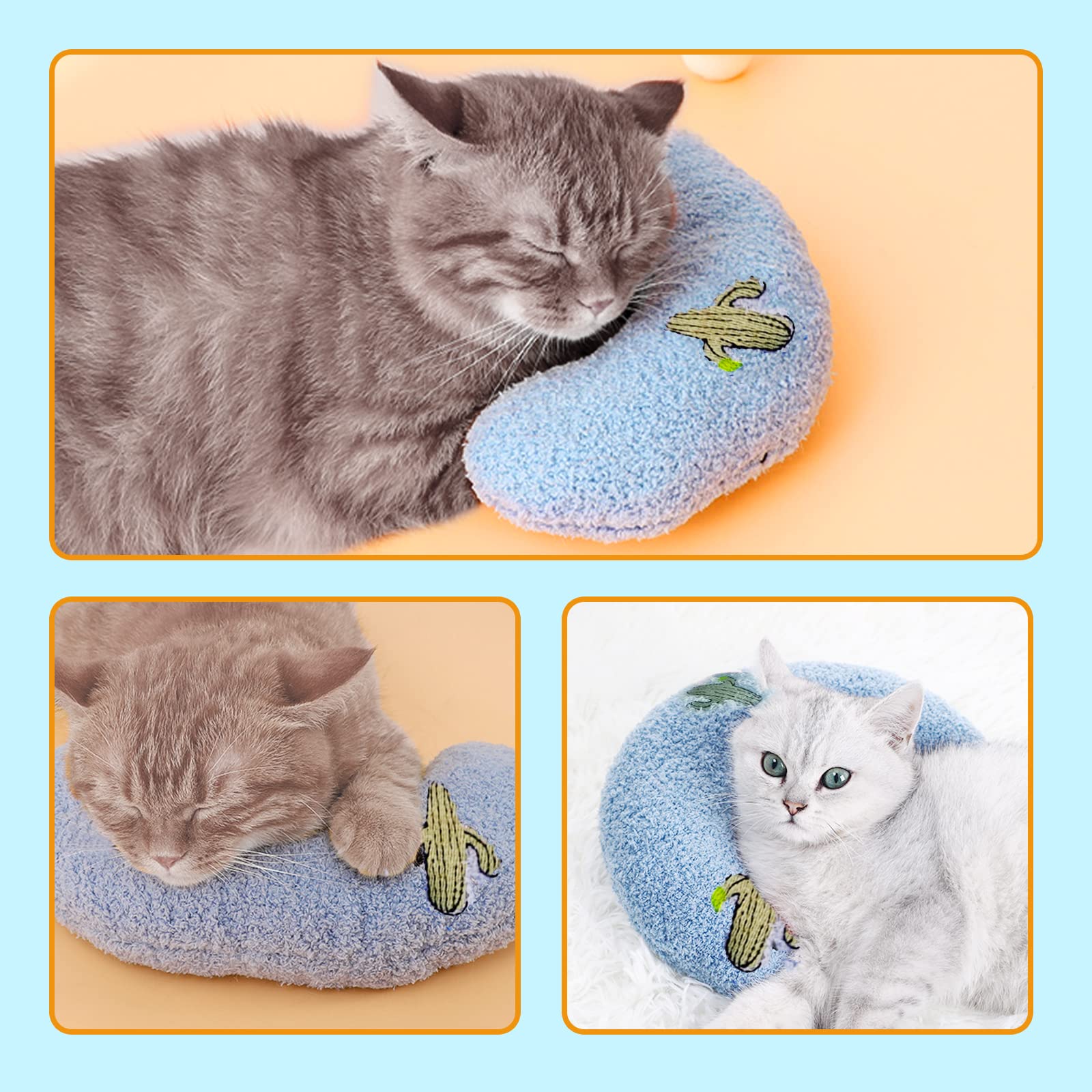 Whimsicalfox coussin-chat design nostalgique: esthétique chaleureuse qui s'intègre à la déco.