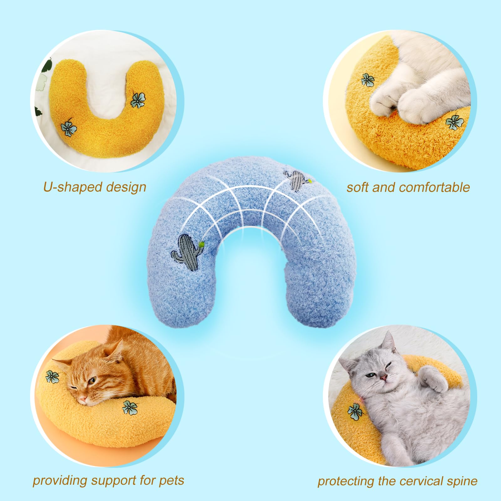 Whimsicalfox coussin-chat usage petits animaux: adapté pour petits chiens et lapins aussi.