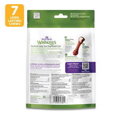 Whimzees Paquet friandises dentaires naturelles: friandises sans céréales, idéales pour chiens sensibles.