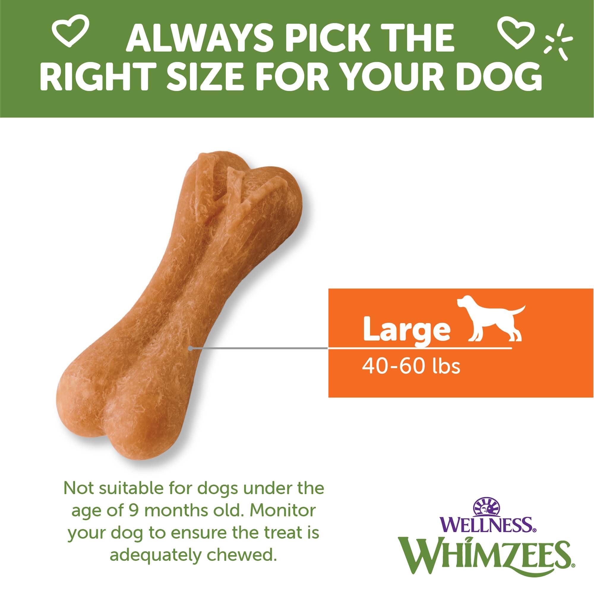 Whimzees Ricebone sans additifs artificiels pour chien sensible