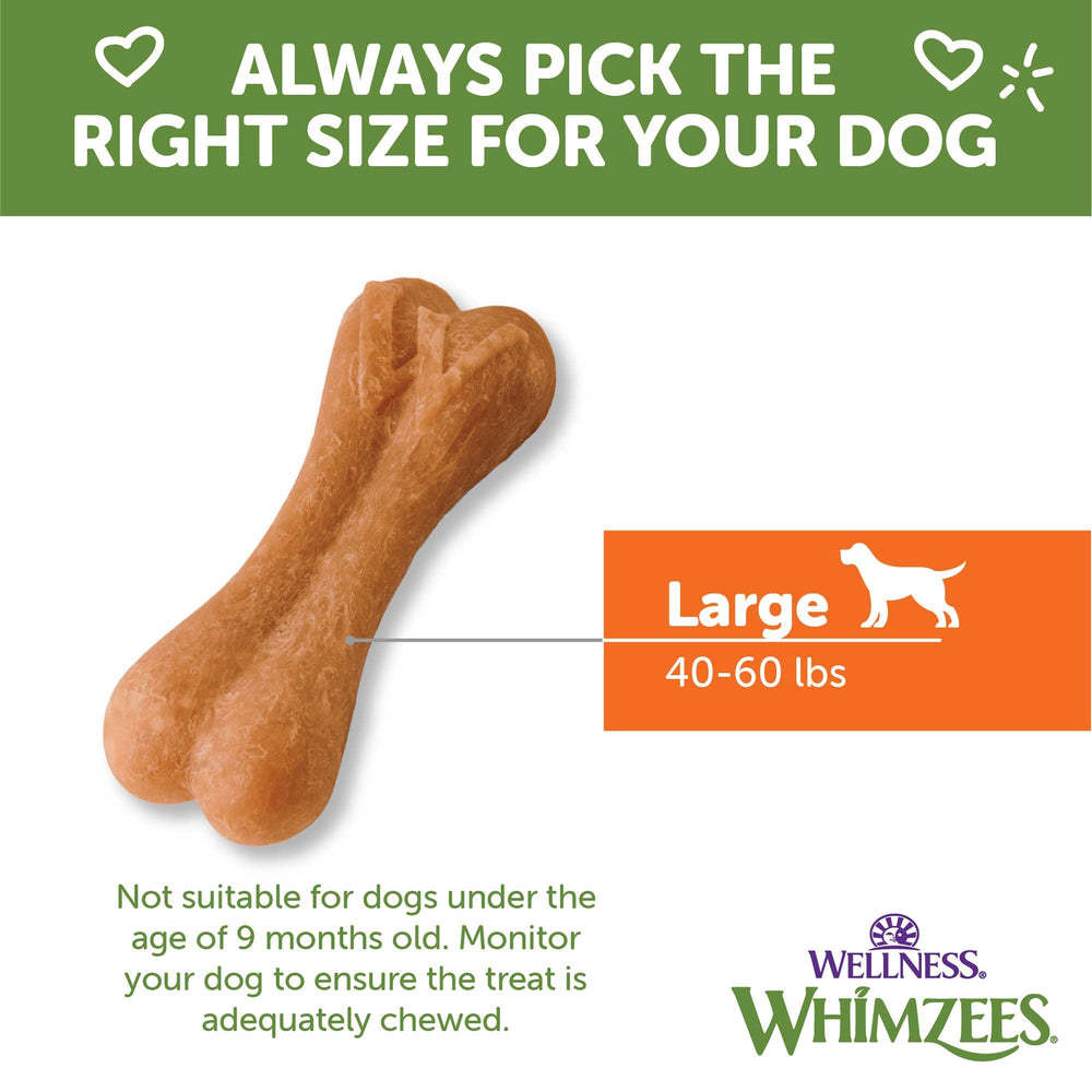 Whimzees Ricebone sans additifs artificiels pour chien sensible