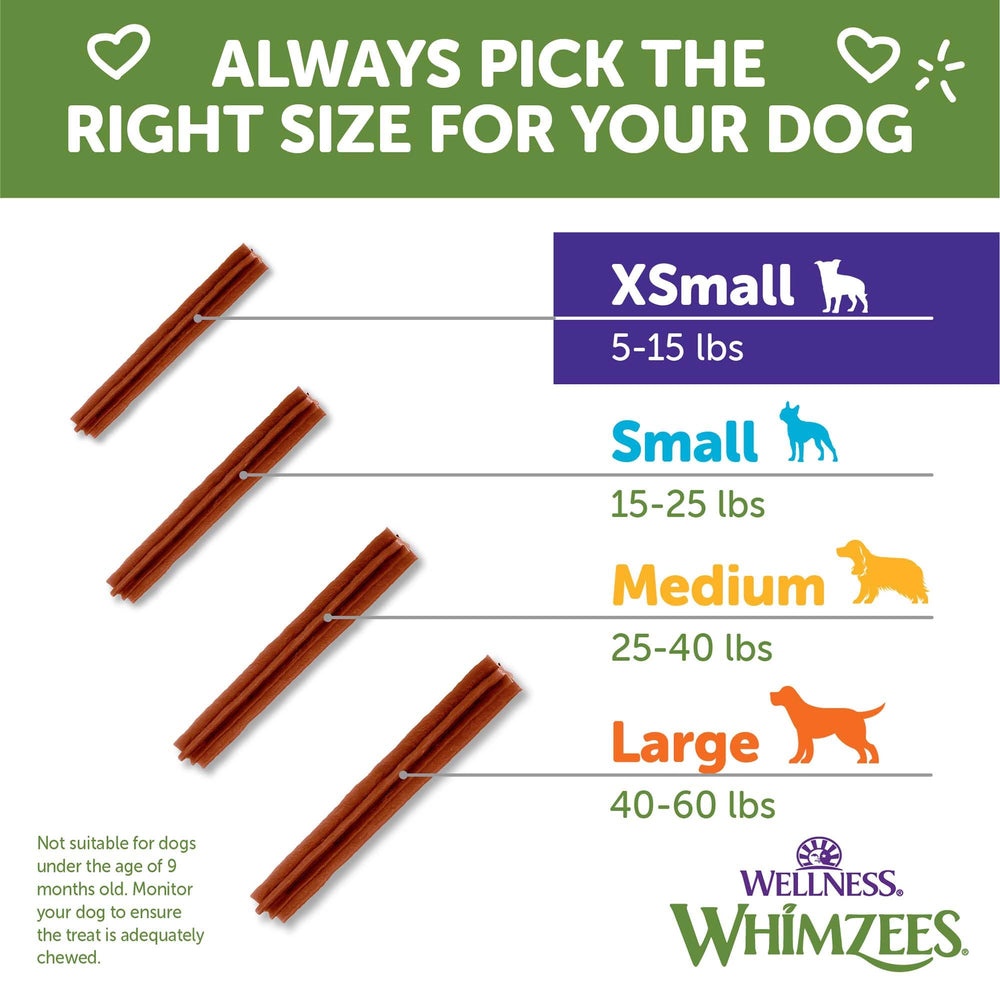 Whimzees Stix adapté pour chien de 5 à 15 livres