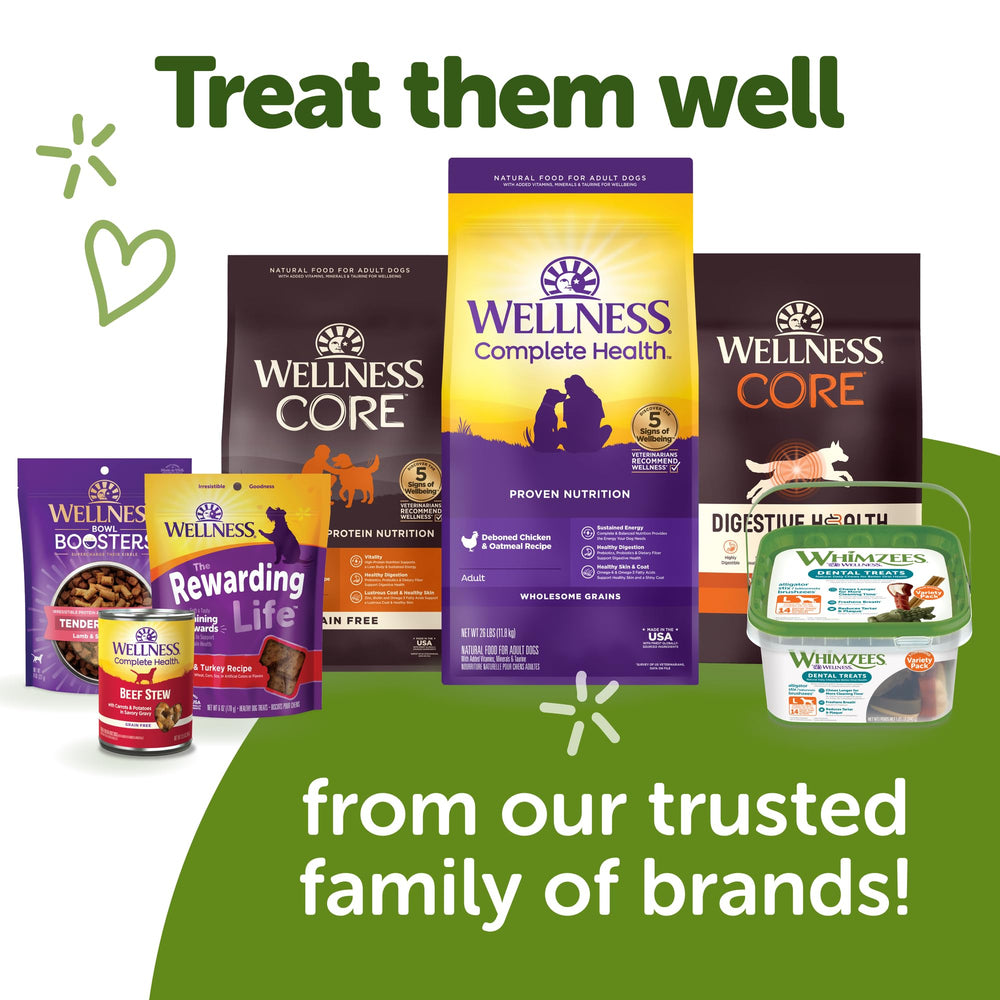 Whimzees Variete Qualite Naturelle: ingrédients naturels pour chiens.