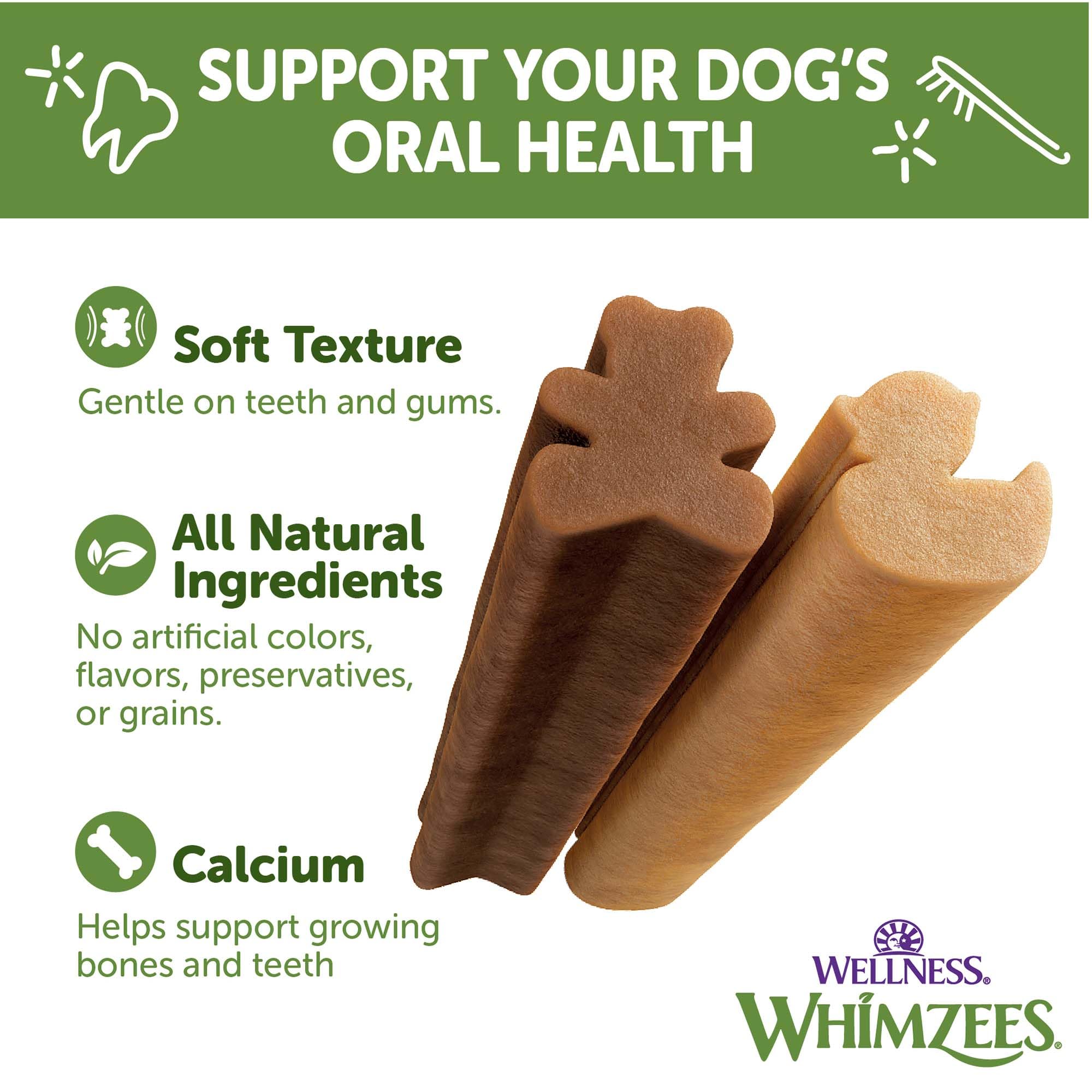 Whimzees Wellness chiot nettoyage des dents lors des séances quotidiennes