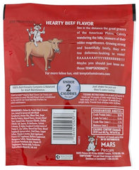 Whiskas Temptations Boeuf : sachet secoué attire l'appétit du chat.