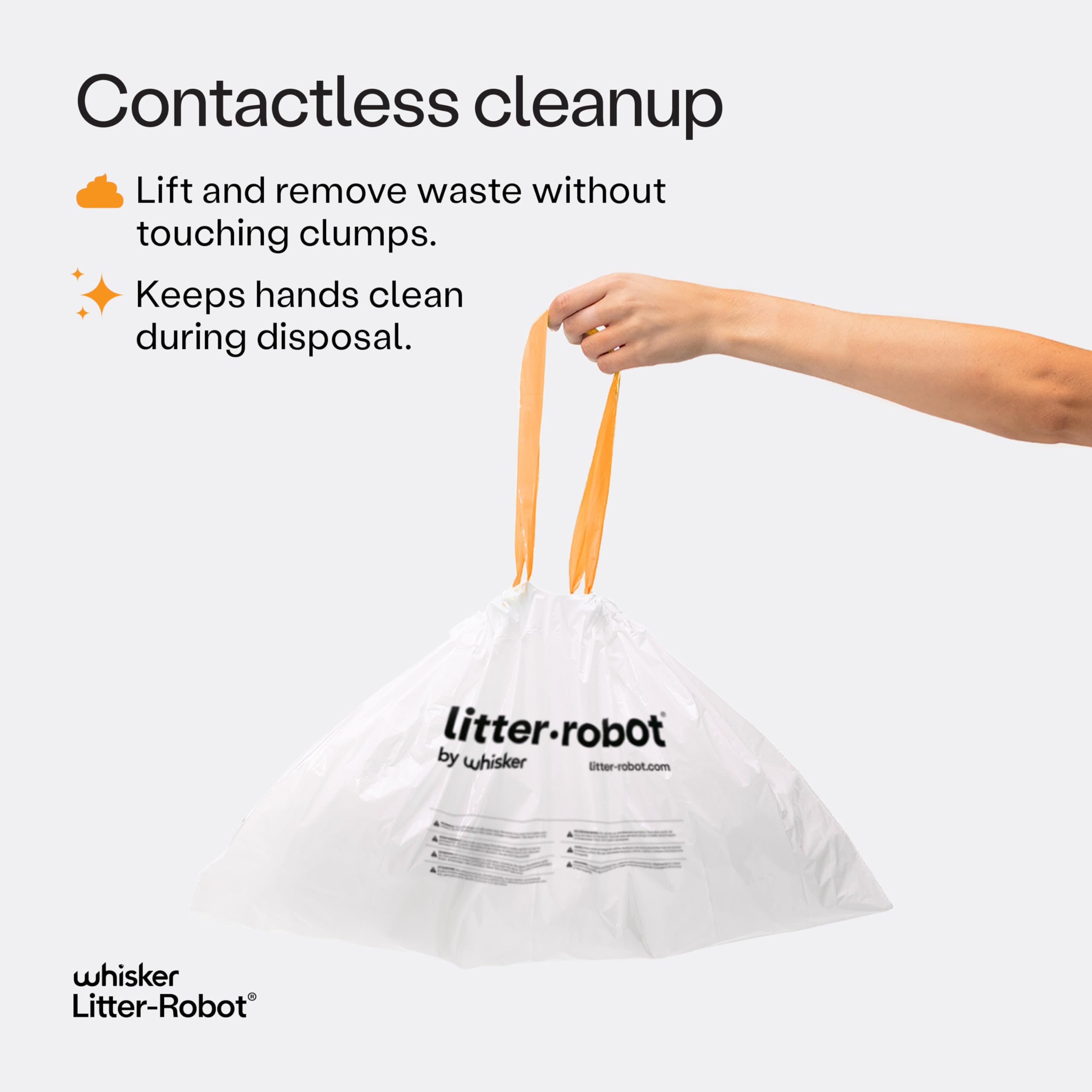 Whisker Litter-Robot: notification-app pour remplacer rapidement le sac lorsque plein.