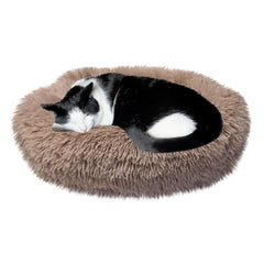 Whiskers & Friends lit chat forme ronde, confort enveloppant et chaleur rassurante.