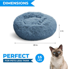 Whiskers & Friends lit-chien-chaton-tissu-luxueux, chaleur et confort durable