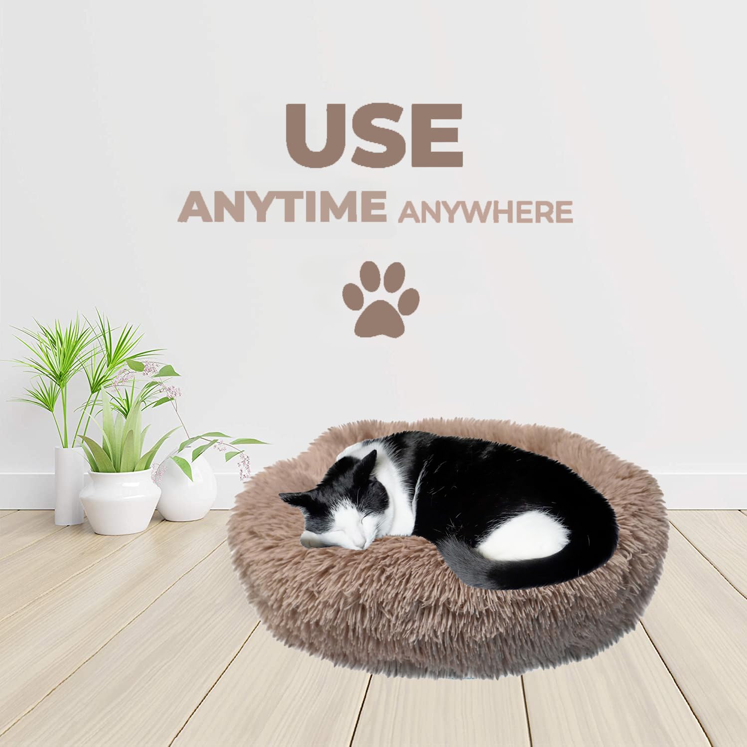 Whiskers & Friends lit orthopédique, soutien fiable pour sommeil profond.