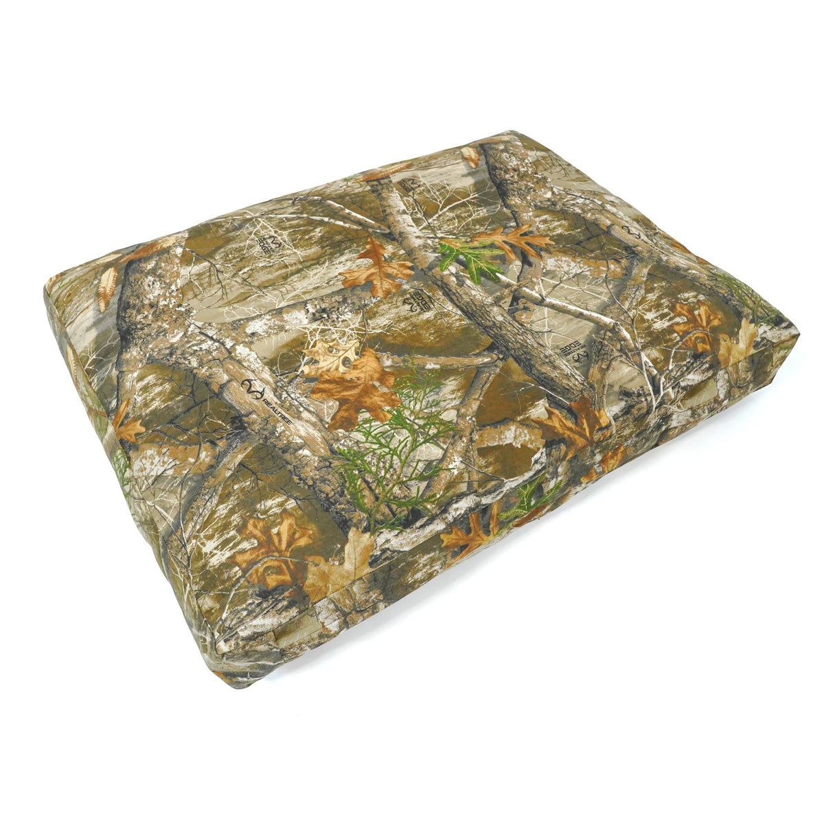 Housse WHITEDUCK Real Tree pour lit de chien, durable et facile à essuyer.