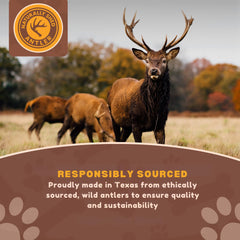 Pack WhiteTail Naturals d'os de cerf, pièce moyenne, sans additifs.
