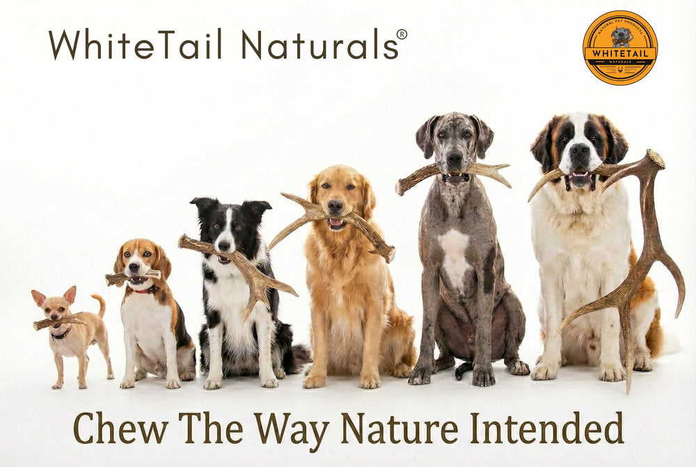 Jeu et exercice avec les ramures Whitetail Naturals
