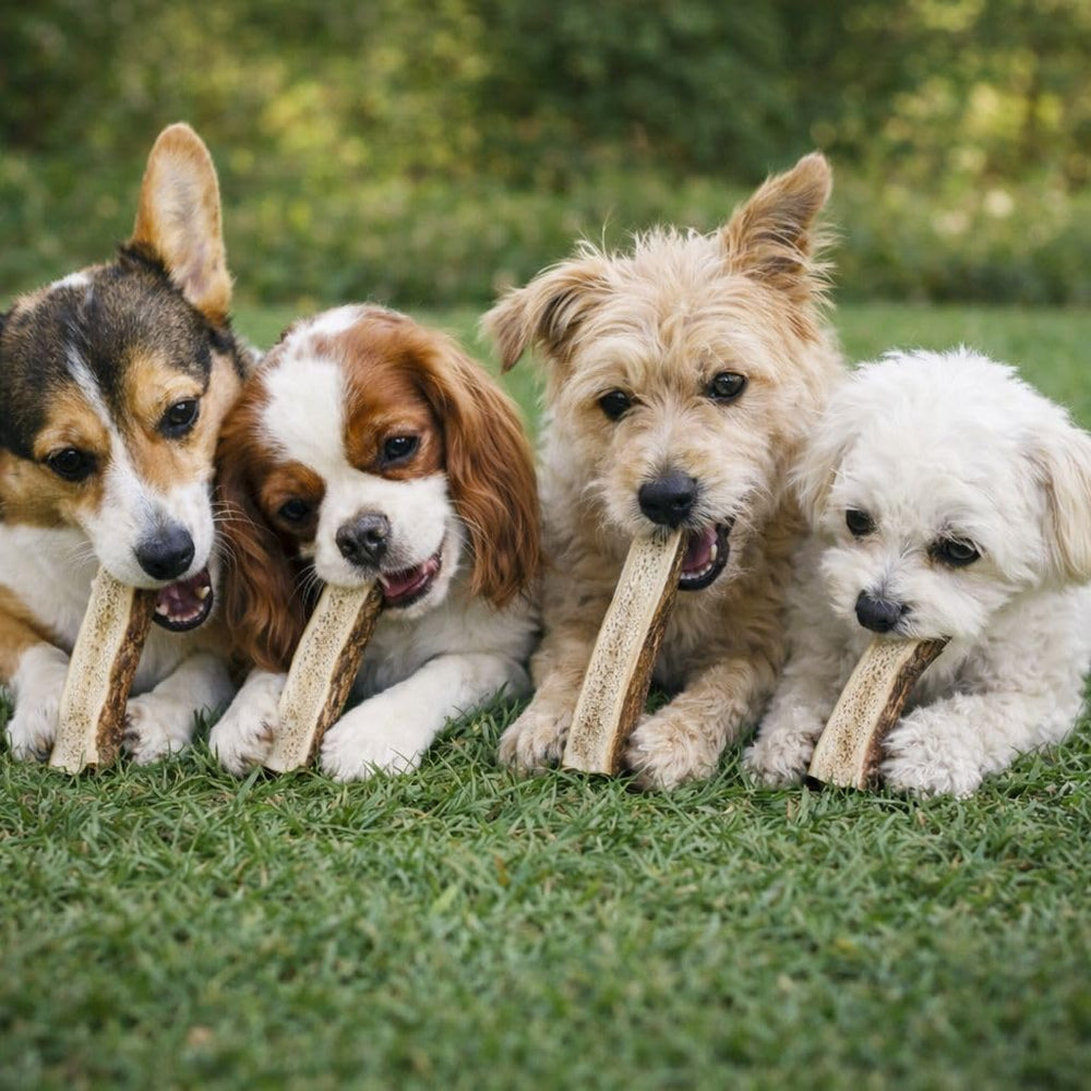 WhiteTail Naturals ramures fendues, solution naturelle pour occuper votre chien longtemps.