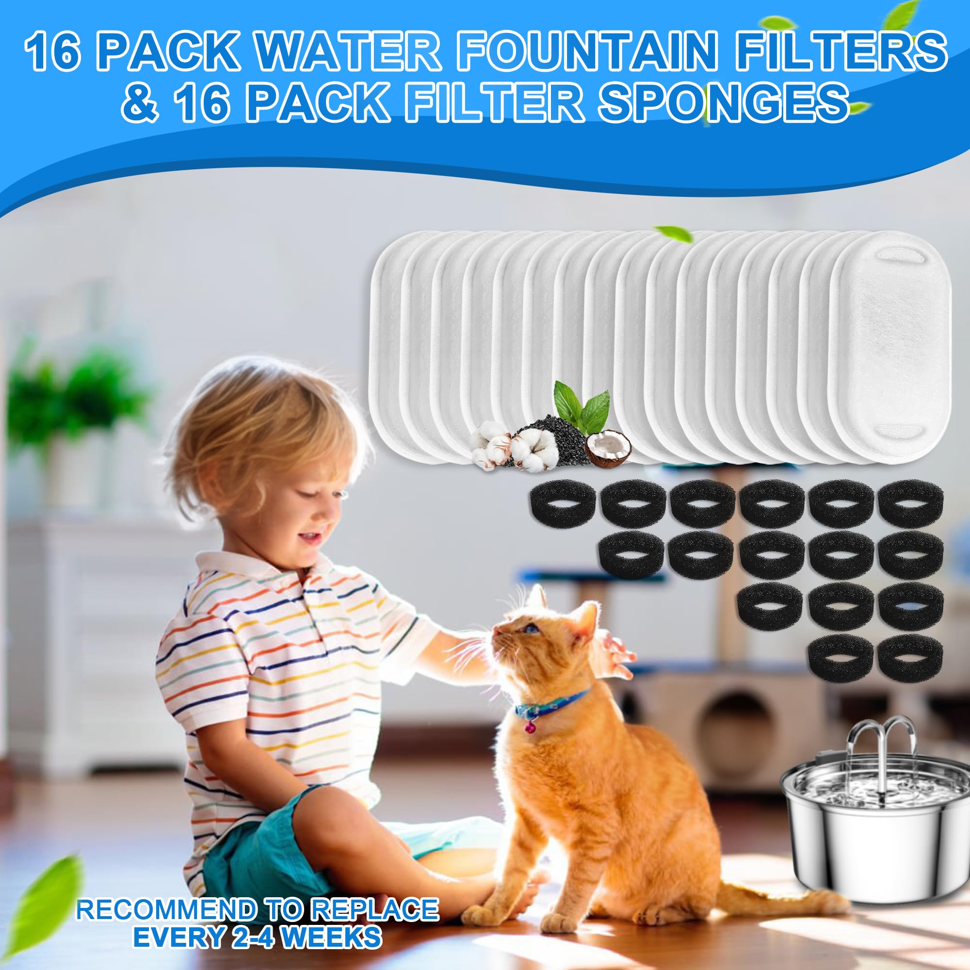 Whksoy eau plus saine et fraîche pour votre chat.