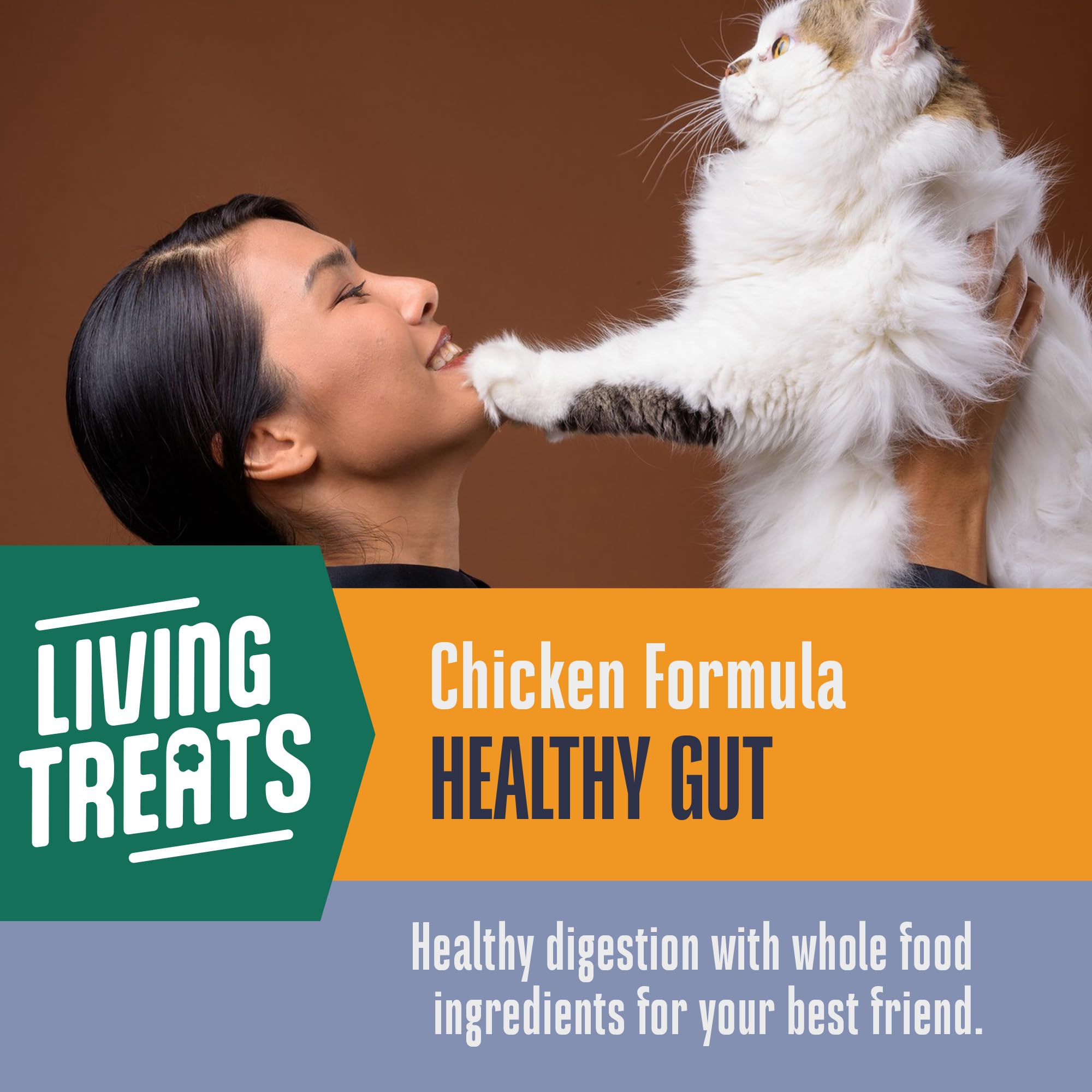 Whole Life Cat Living Treats ingrédients naturels poulet courge