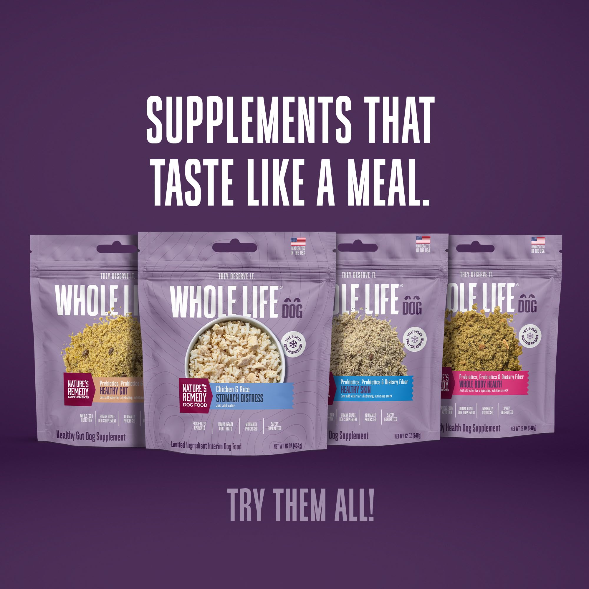 Whole Life Dog Bland Diet repas apaisant pour chien pendant périodes difficiles