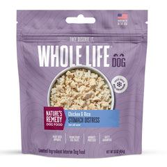 Whole Life Dog Bland Diet avec poulet et riz, préparation simple pour estomac sensible