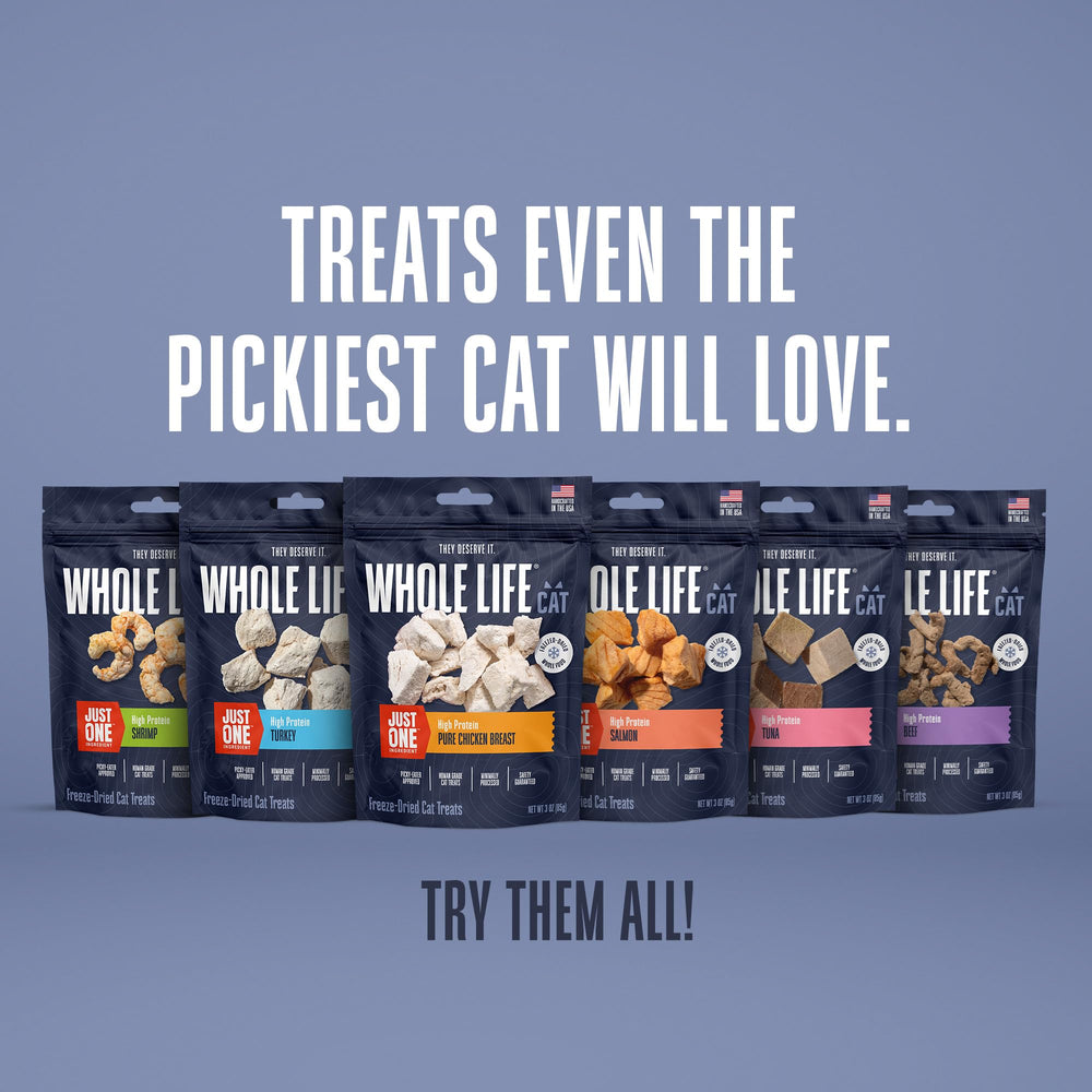 Utilisation quotidienne Whole Life Pet: topping de dinde lyophilisée pour repas.