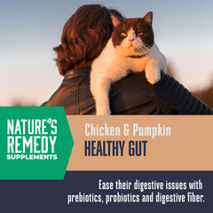Whole Life Pet-supplement-chat-citrouille-fibres: fibres naturelles favorisant une formation fécale régulière.