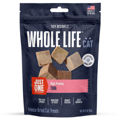 Friandises de thon lyophilisé Whole Life pour chats, riches en protéines