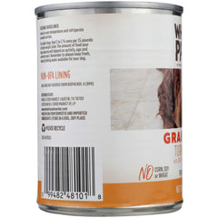 Emballage humide Whole Paws Festin Dinde, pratique pour menus quotidiens.