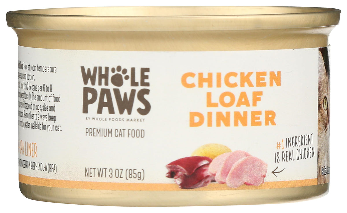Whole Paws nourriture humide chat poulet – portion pratique et appétissante