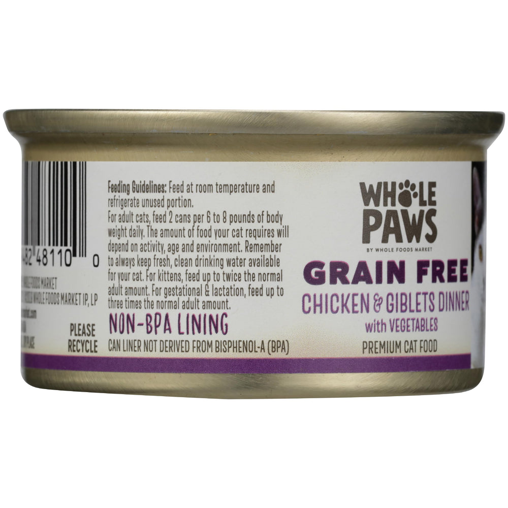 Whole Paws nutrition complète grâce à des ingrédients de qualité.