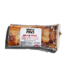 Whole Paws os-boeuf-fume: régal durable pour chiens, favorise la mastication prolongée.