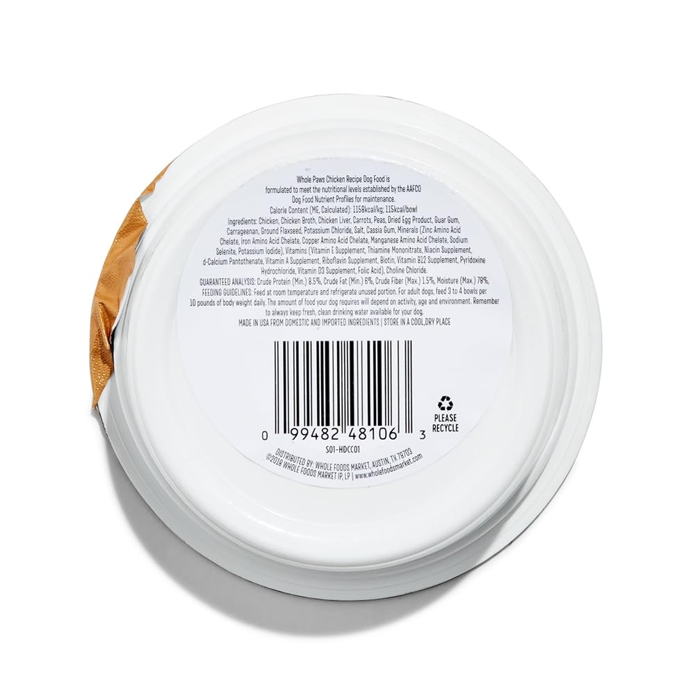 Whole Paws - portion idéale pour petits chiens au format pratique 3,5 onces.