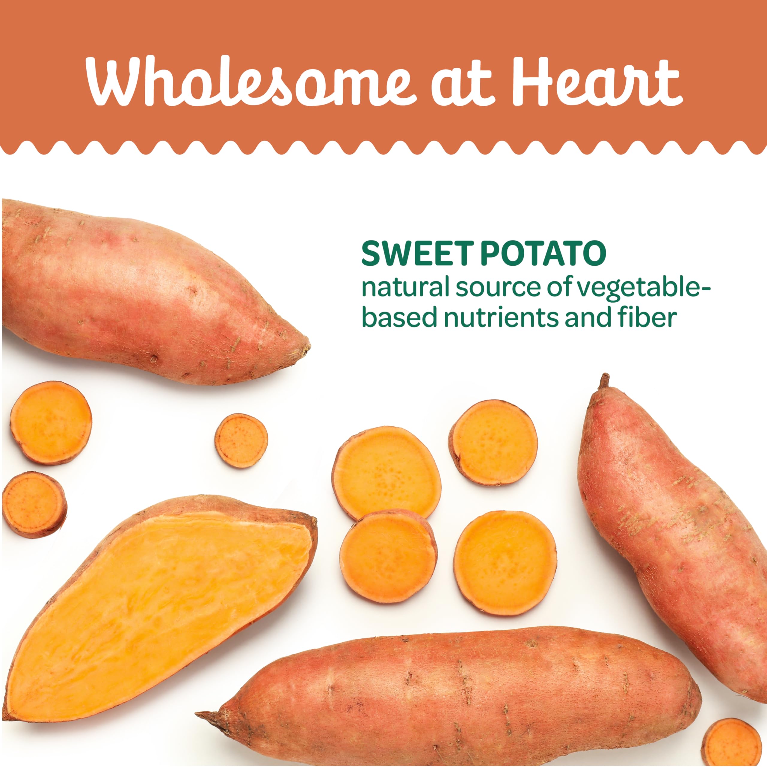 Wholesome Pride friandises patate douce emballage portable, à emporter lors des sorties.