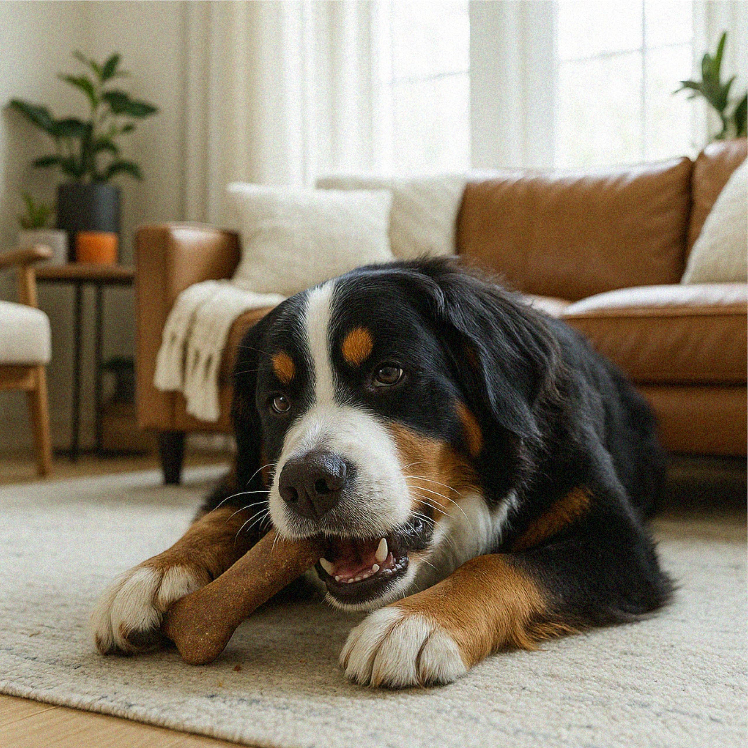 Wholesome Pride saveur-potiron attire l'appétit du chien et la curiosité.