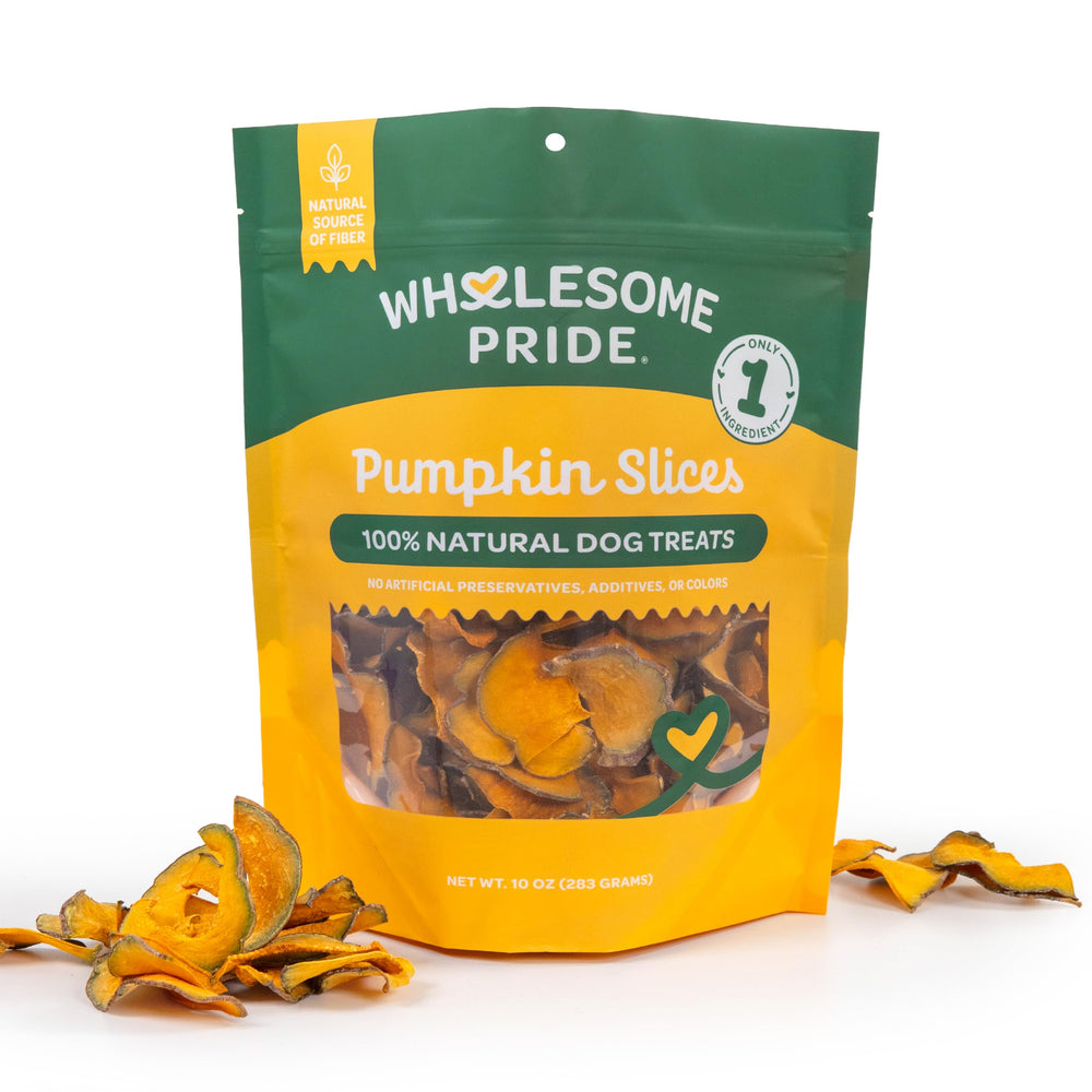 Wholesome Pride Tranches Courge Chien Texture Molle: friandise naturelle et appétente pour chiens