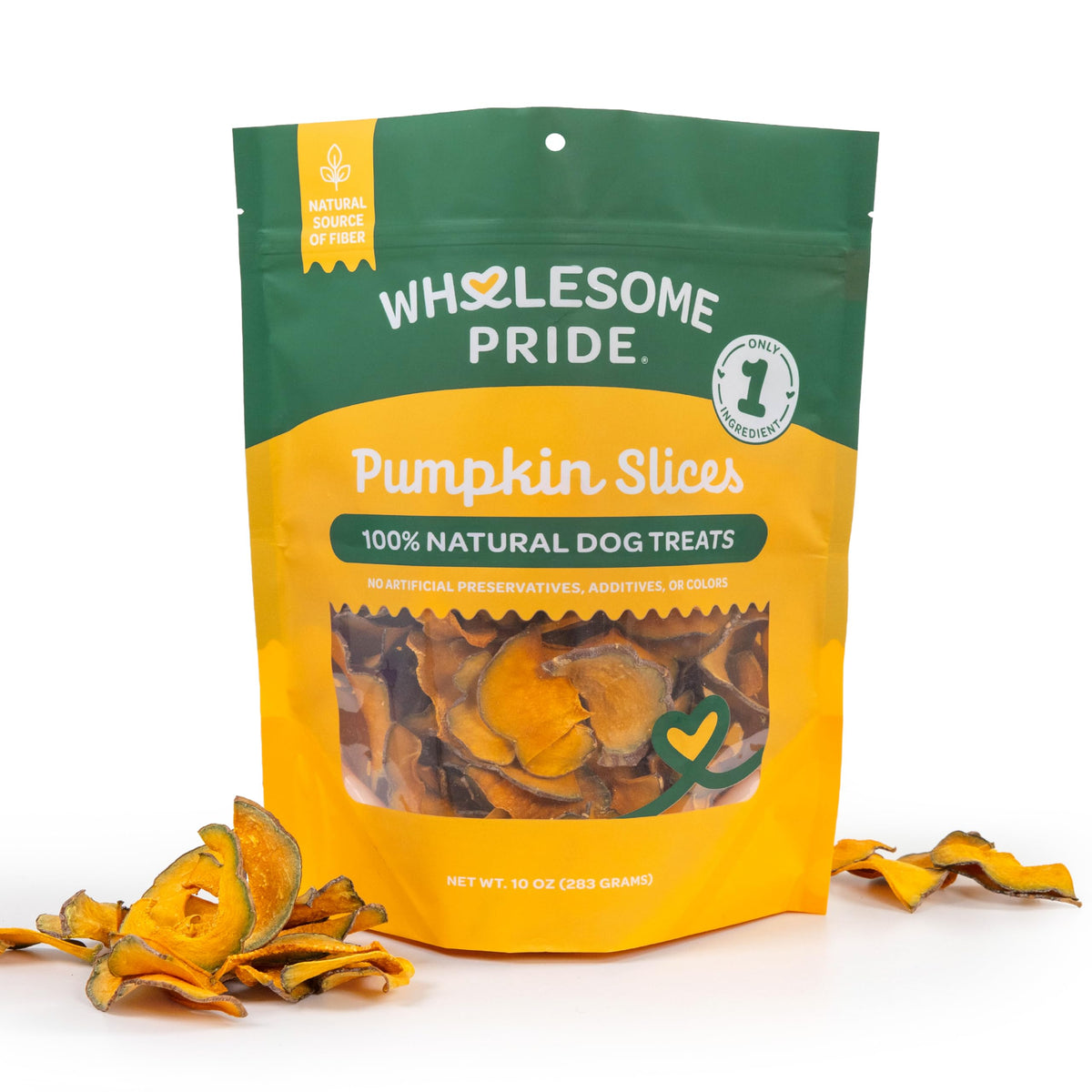 Wholesome Pride Tranches Courge Chien Texture Molle: friandise naturelle et appétente pour chiens