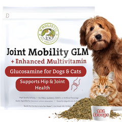 Wholistic Pet Organics articulations chat et chien — poudre soutenant la mobilité