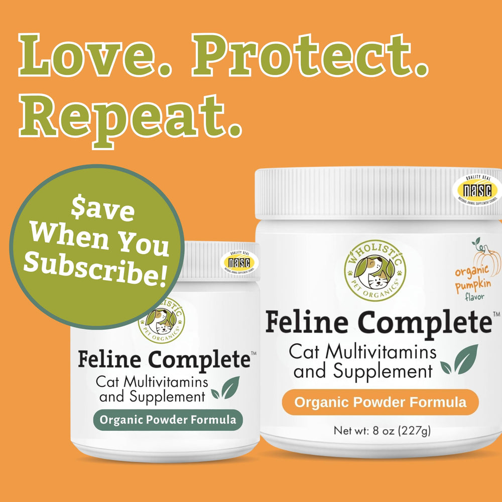 Wholistic Pet Organics chat-nutrition-poudre: complément nutritionnel pratique
