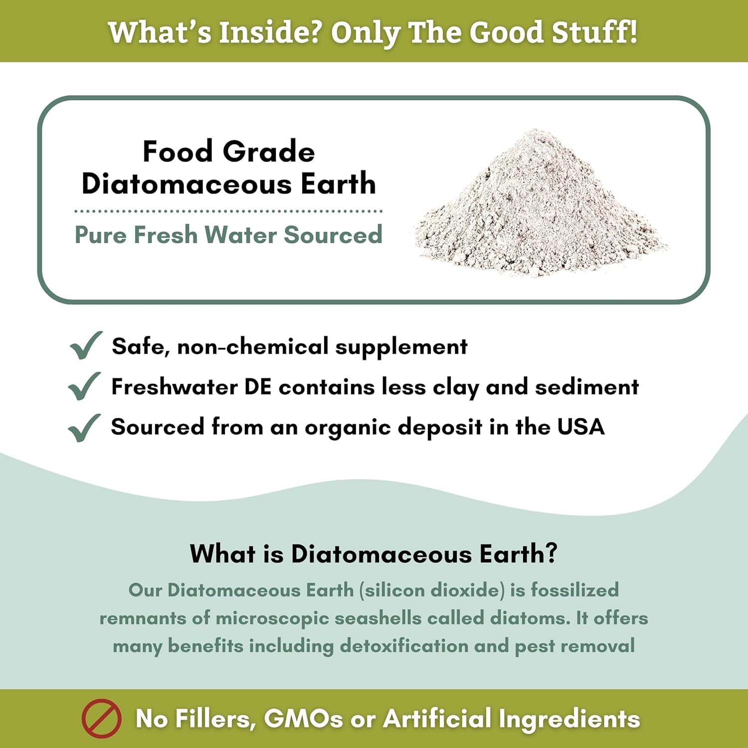 Wholistic Pet Organics Diatomaceous Earth sur nourriture chien, mélange rapide.
